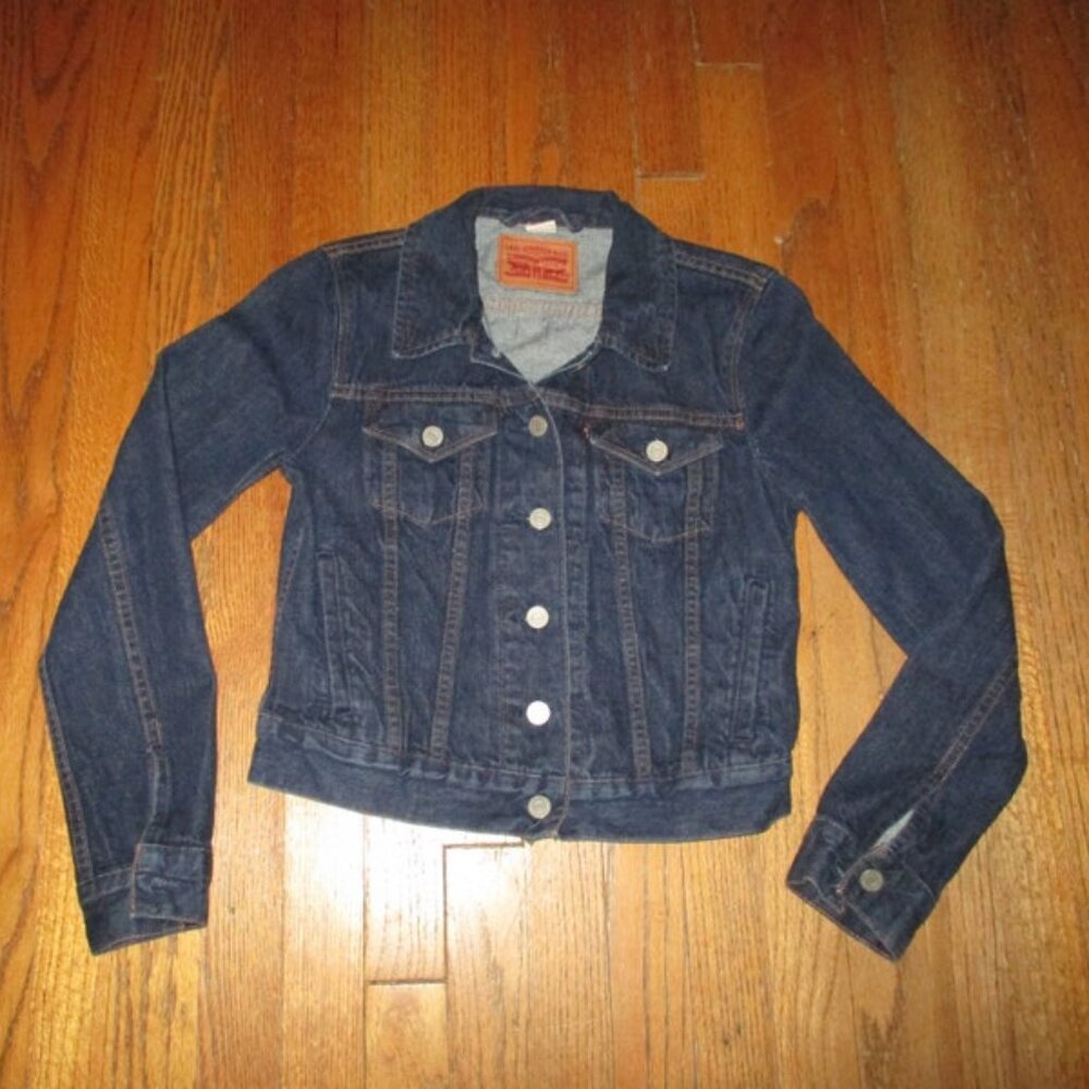 LEVI'S Dark Blue Denim Jean Jacket